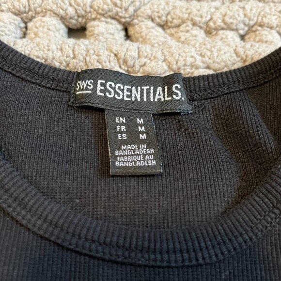 Crop Tank Top Grey and Black Bundle (Garage, Street Wear Society, Nike) Size M - Picture 9 of 16